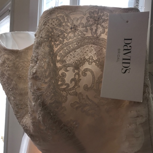 Beautiful Summer Wedding Dress! Size 16W. - Picture 5 of 13